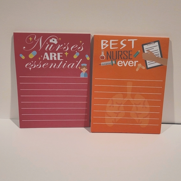 🖤 Inspirational Nurse Sticky Note Pads & Pens NWT - Picture 2 of 11